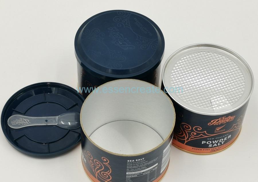 Stackable Easy Peel Off Paper Packaging Cans 