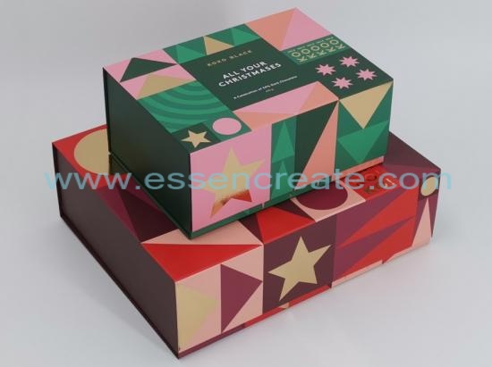 складная рождественская шоколадная упаковка подарочная коробка