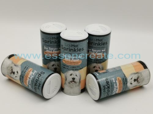 туба шейкера цилиндра упаковки корма для домашних животных