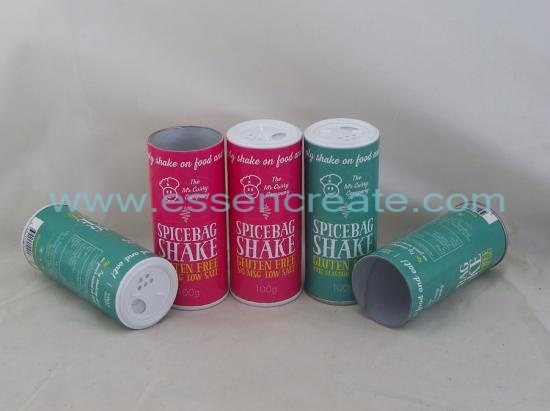 Curry Powder Packaging Shaker Paper Canister