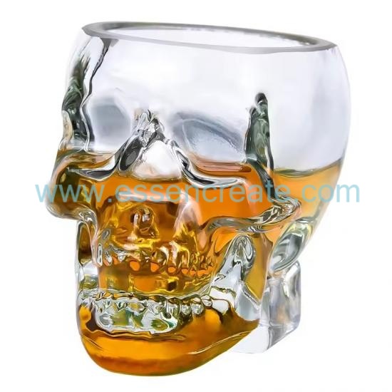 Vodka Doomed Shot Glass Skull Cups