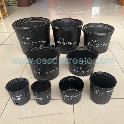 Пластиковые цветочные горшки для питомника деревьев HDPE Контейнер