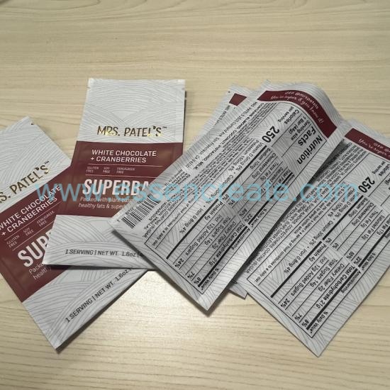 Chocolate Bar Packaging Wrapper Pouches