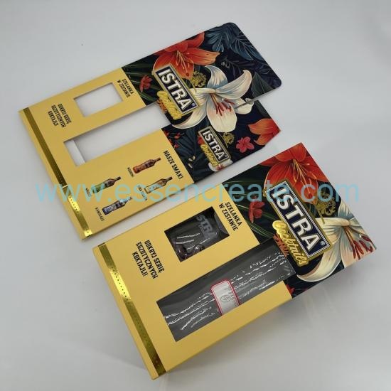 Складные коктейли для винной стеклянной упаковочной коробки
