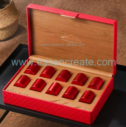 Custom Leather Tea Packaging