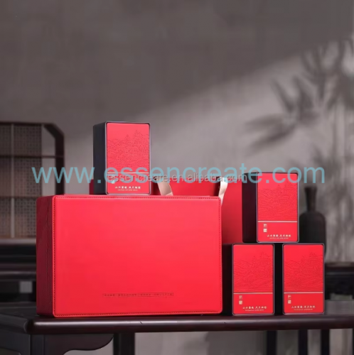 Custom Leather Tea Packaging